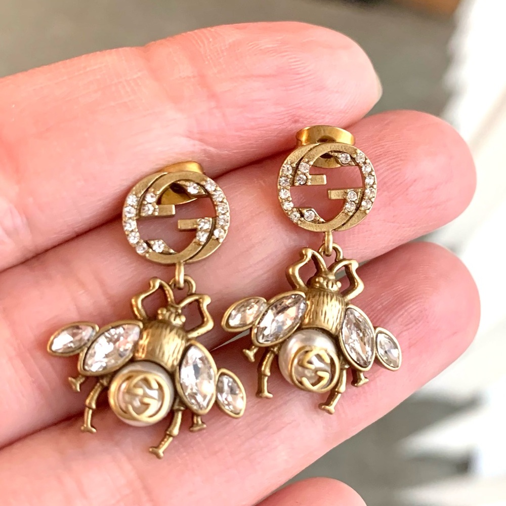 Gucci Double Double G Bee Earrings * repost